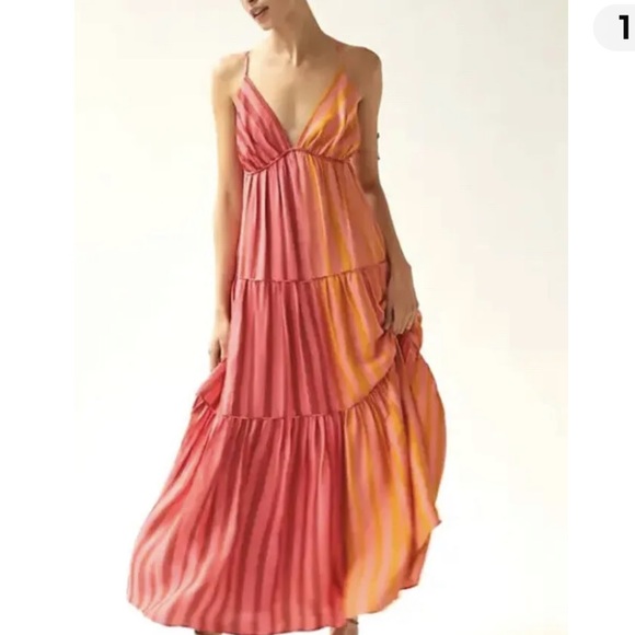Farm Rio x Anthropologie Striped Maxi Dress - Picture 2 of 9